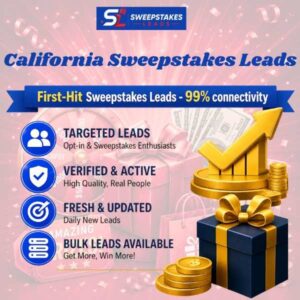 California Sweepstakes Leads