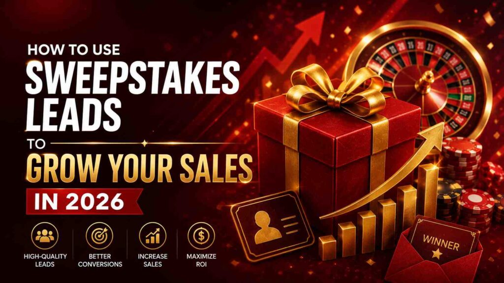 How to Use Sweepstakes Leads to Grow Your Sales in 2026