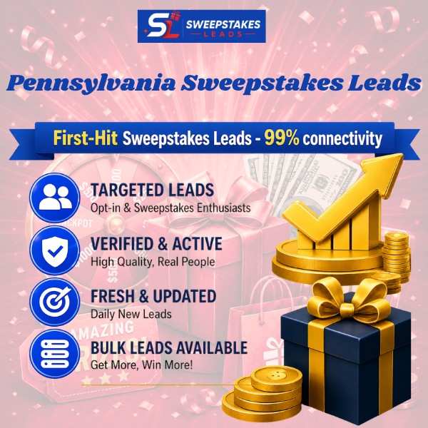 Pennsylvania Sweepstakes Leads