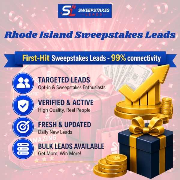 Rhode Island Sweepstakes Leads