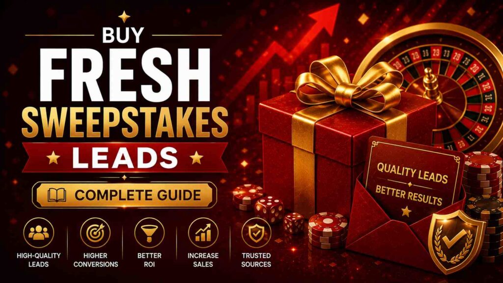Buy Fresh Sweepstakes Leads, Complete Guide, first-hit sweepstakes leads, PCH leads
