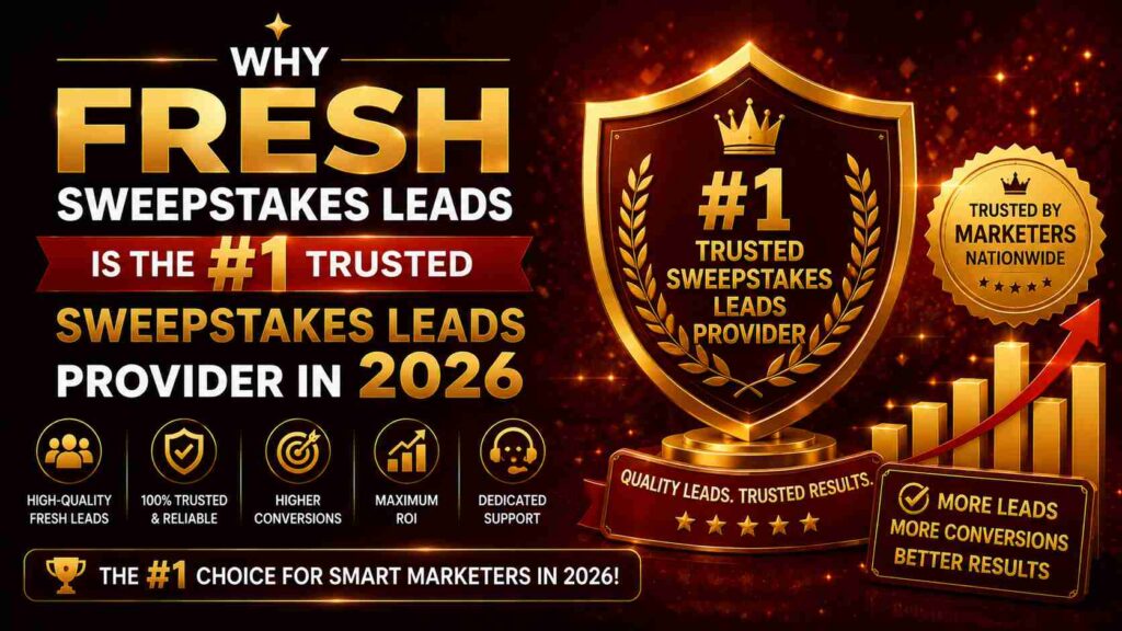 Why Fresh Sweepstakes Leads Is the #1 Trusted Sweepstakes Leads Provider in 2026